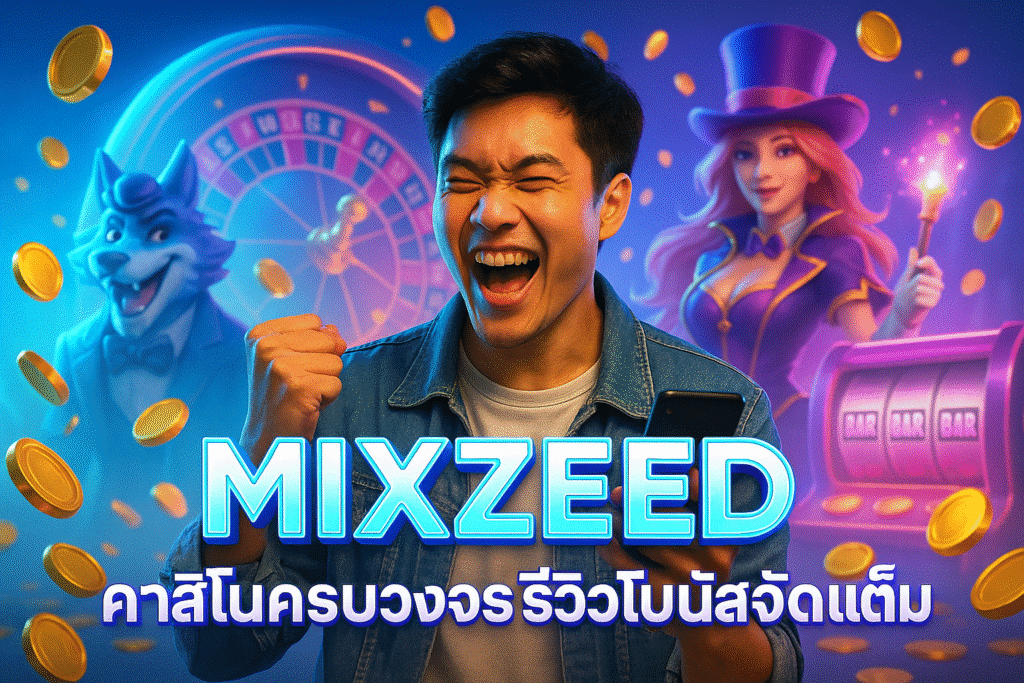 MIXZEED คาสิโนครบวงจร รีวิวโบนัสจัดเต็ม