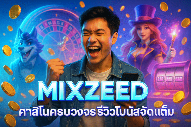 MIXZEED คาสิโนครบวงจร รีวิวโบนัสจัดเต็ม