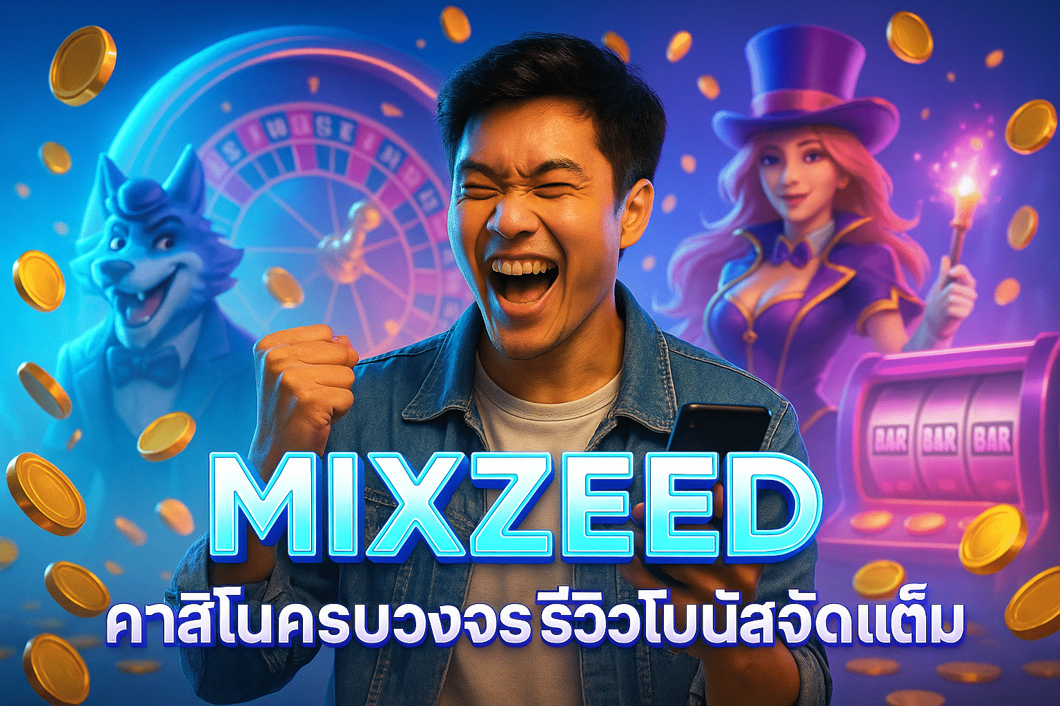 MIXZEED คาสิโนครบวงจร รีวิวโบนัสจัดเต็ม