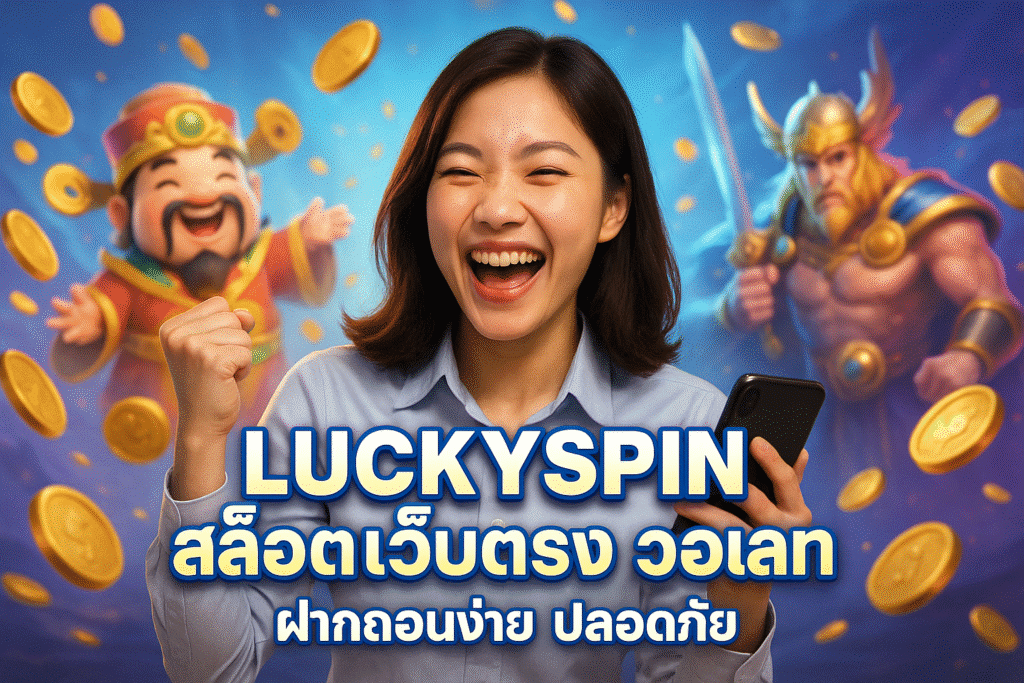 LUCKYSPIN สล็อตเว็บตรง วอเลท ฝากถอนง่าย ปลอดภัย