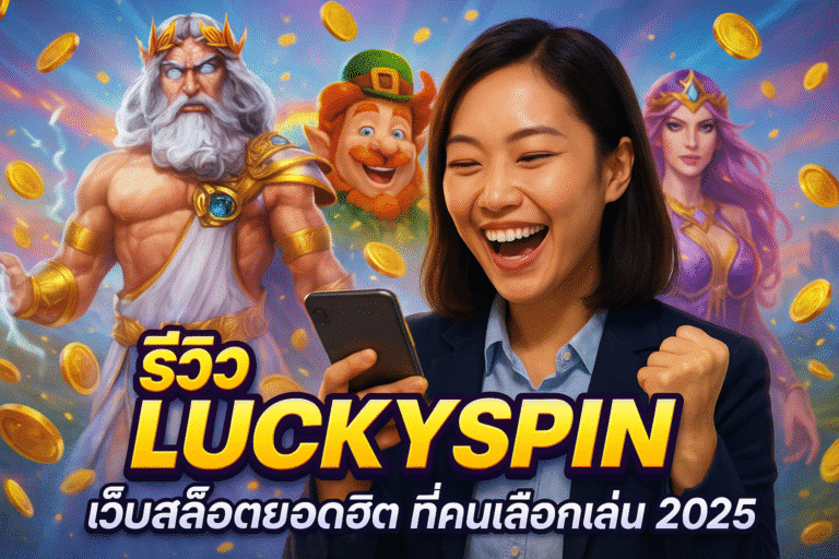 รีวิว LUCKYSPIN เว็บสล็อตยอดฮิต ที่คนเลือกเล่น 2025