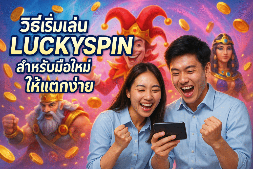 วิธีเริ่มเล่น LUCKYSPIN สำหรับมือใหม่ให้แตกง่าย