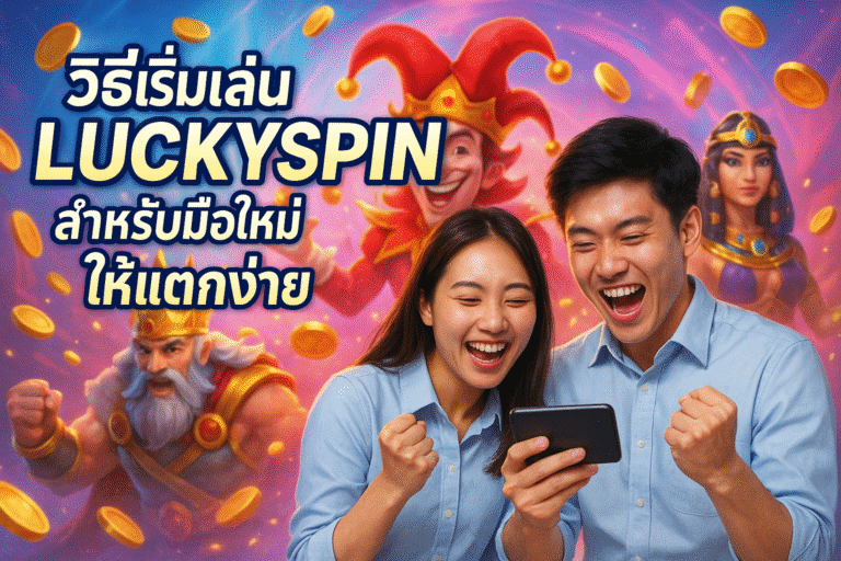 วิธีเริ่มเล่น LUCKYSPIN สำหรับมือใหม่ให้แตกง่าย