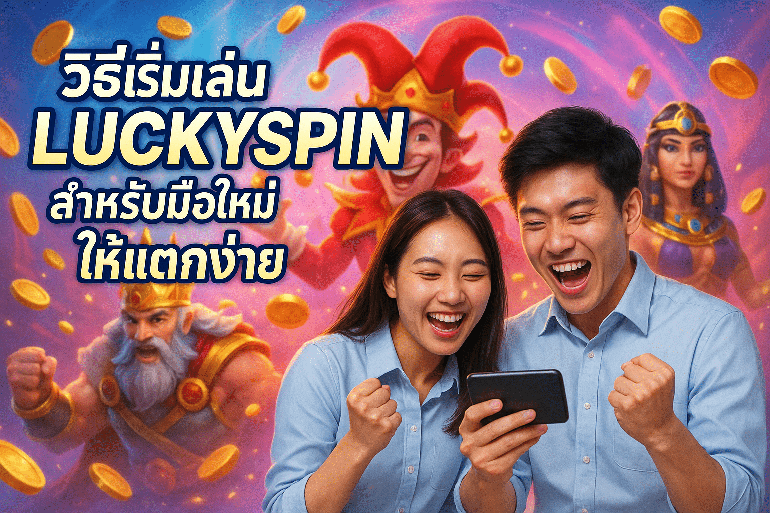 วิธีเริ่มเล่น LUCKYSPIN สำหรับมือใหม่ให้แตกง่าย