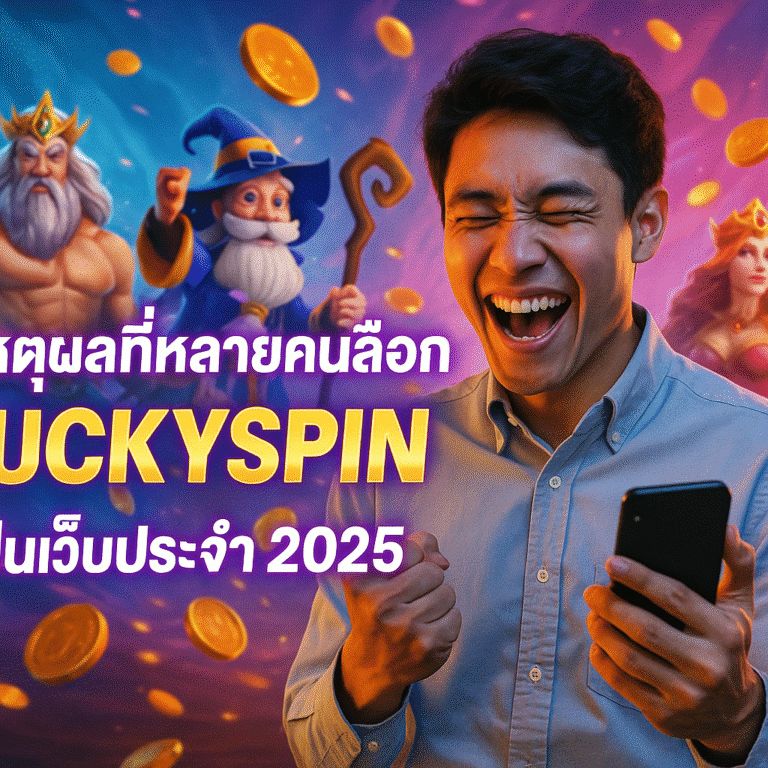 เหตุผลที่หลายคนเลือก LUCKYSPIN เป็นเว็บประจำ 2025