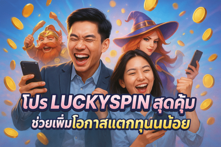 โปร LUCKYSPIN สุดคุ้ม ช่วยเพิ่มโอกาสแตกทุนน้อย