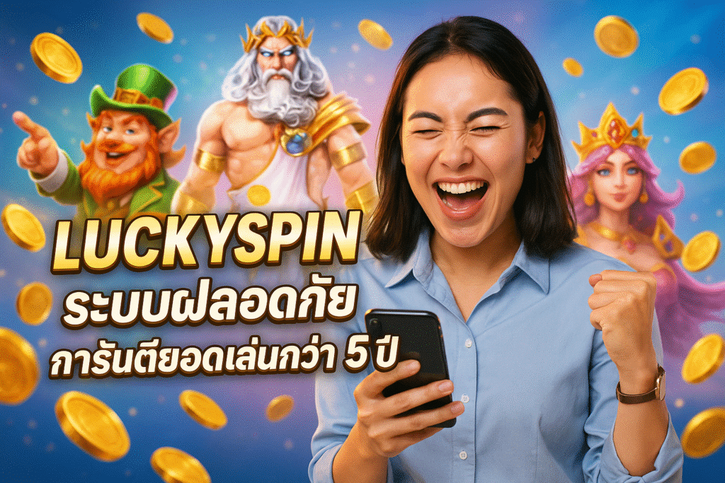 LUCKYSPIN ระบบปลอดภัย การันตียอดเล่นกว่า 5 ปี